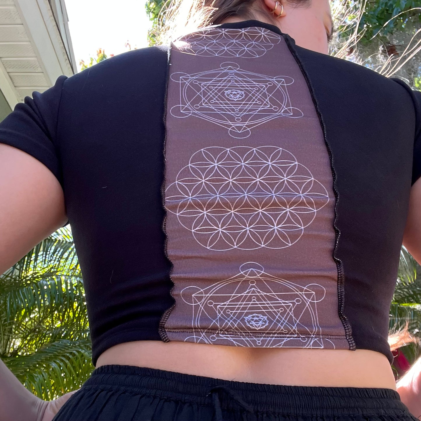 Patchwork Corset Tee š„ø L/XL *desc