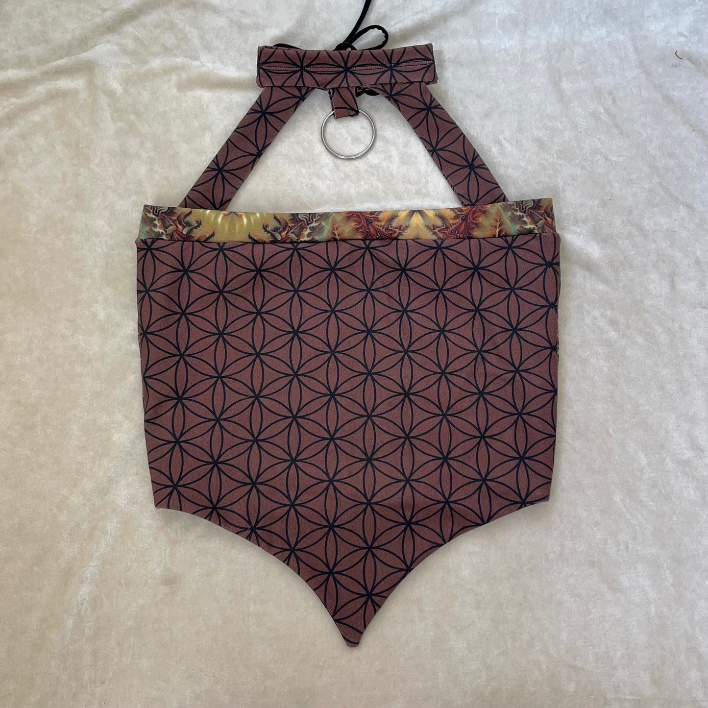 Sacred Geo Choker Pixie Top (Double Lined) ✧ XS/S