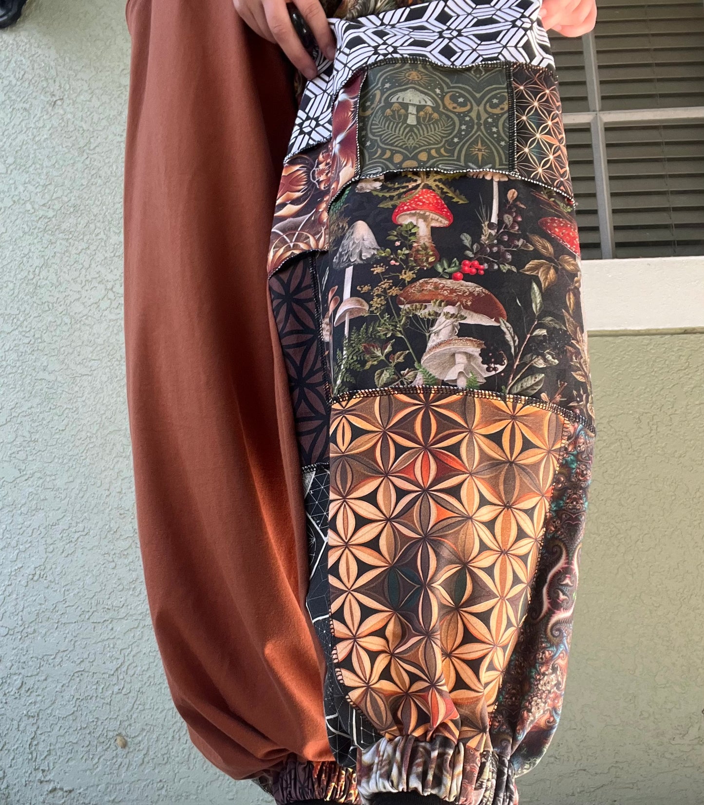 Patchwork Pants XS-XL