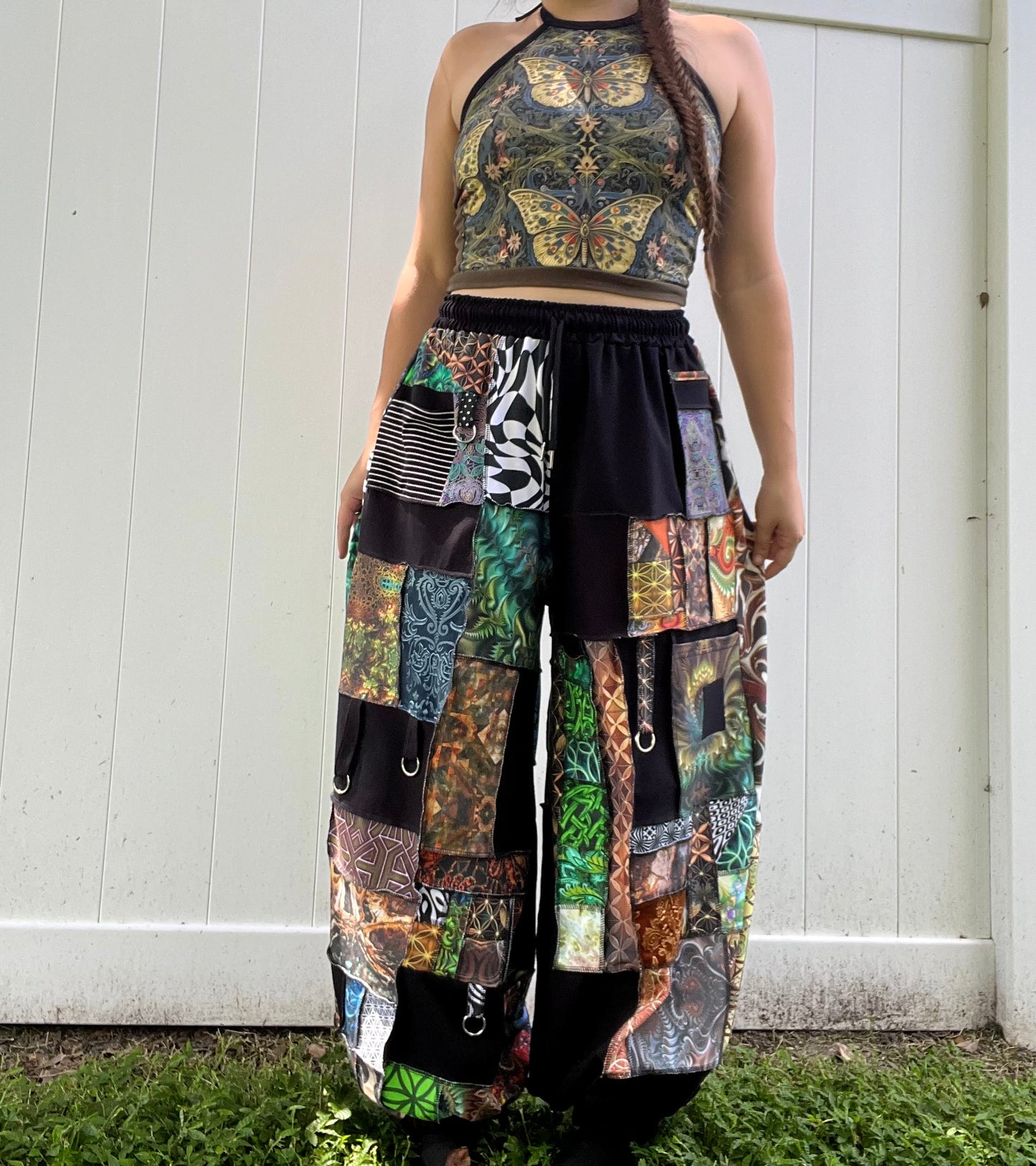 Xtra Patchwork Pants XS-XL