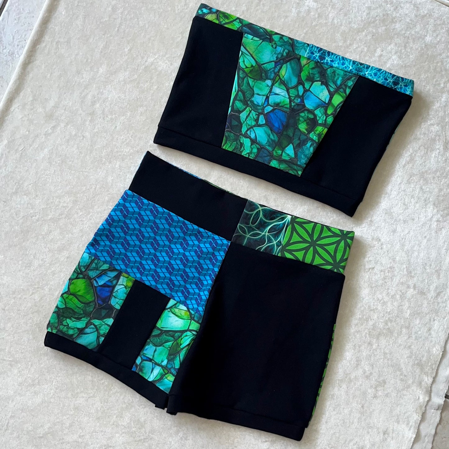 Patchwork Ring Shorts M/L