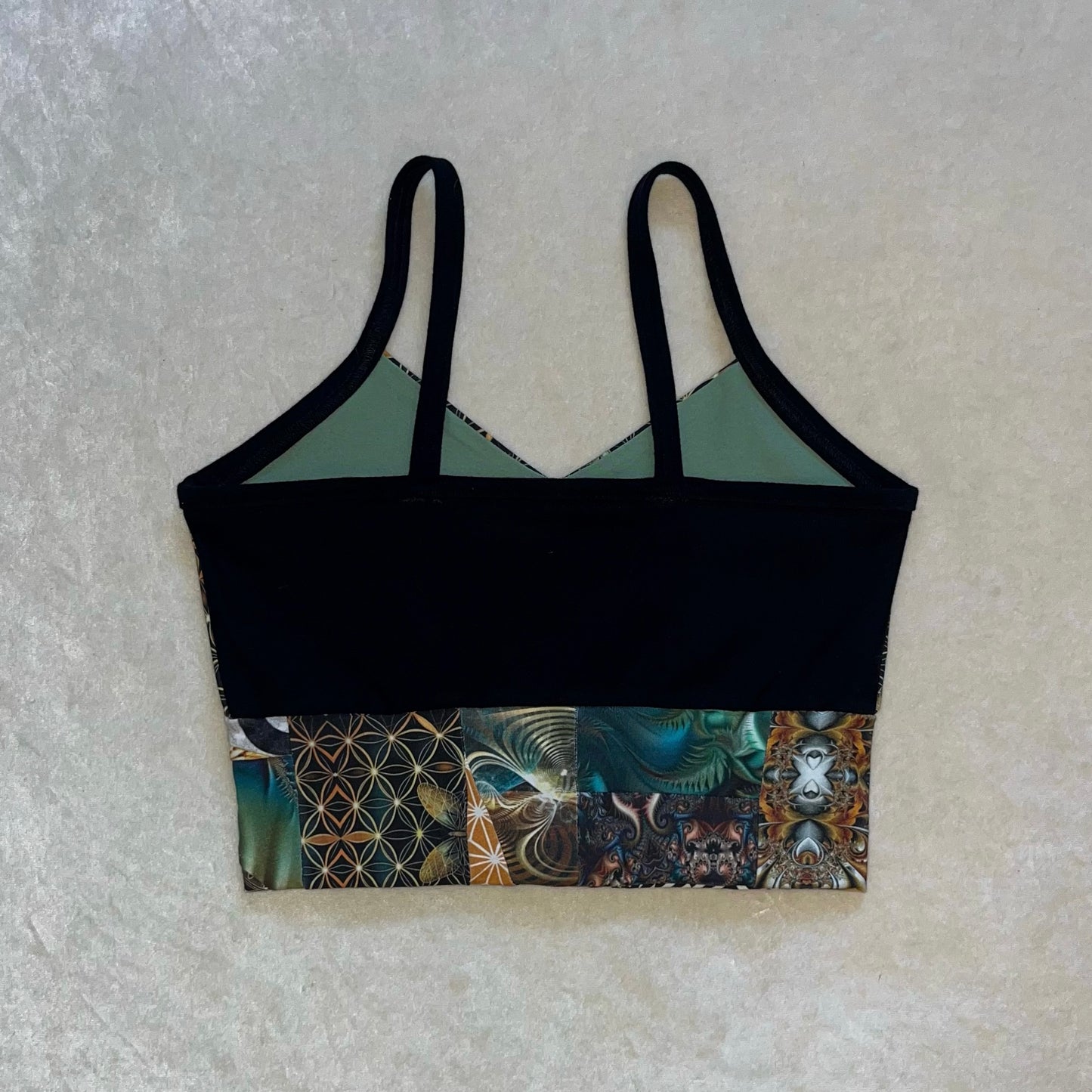 Patchwork Bralette Tank M/L
