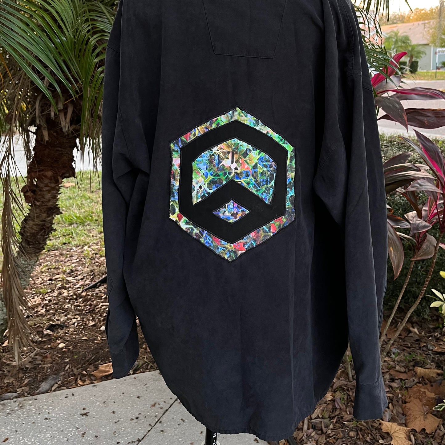 Upcycled Supertask Button Up ✧ XL