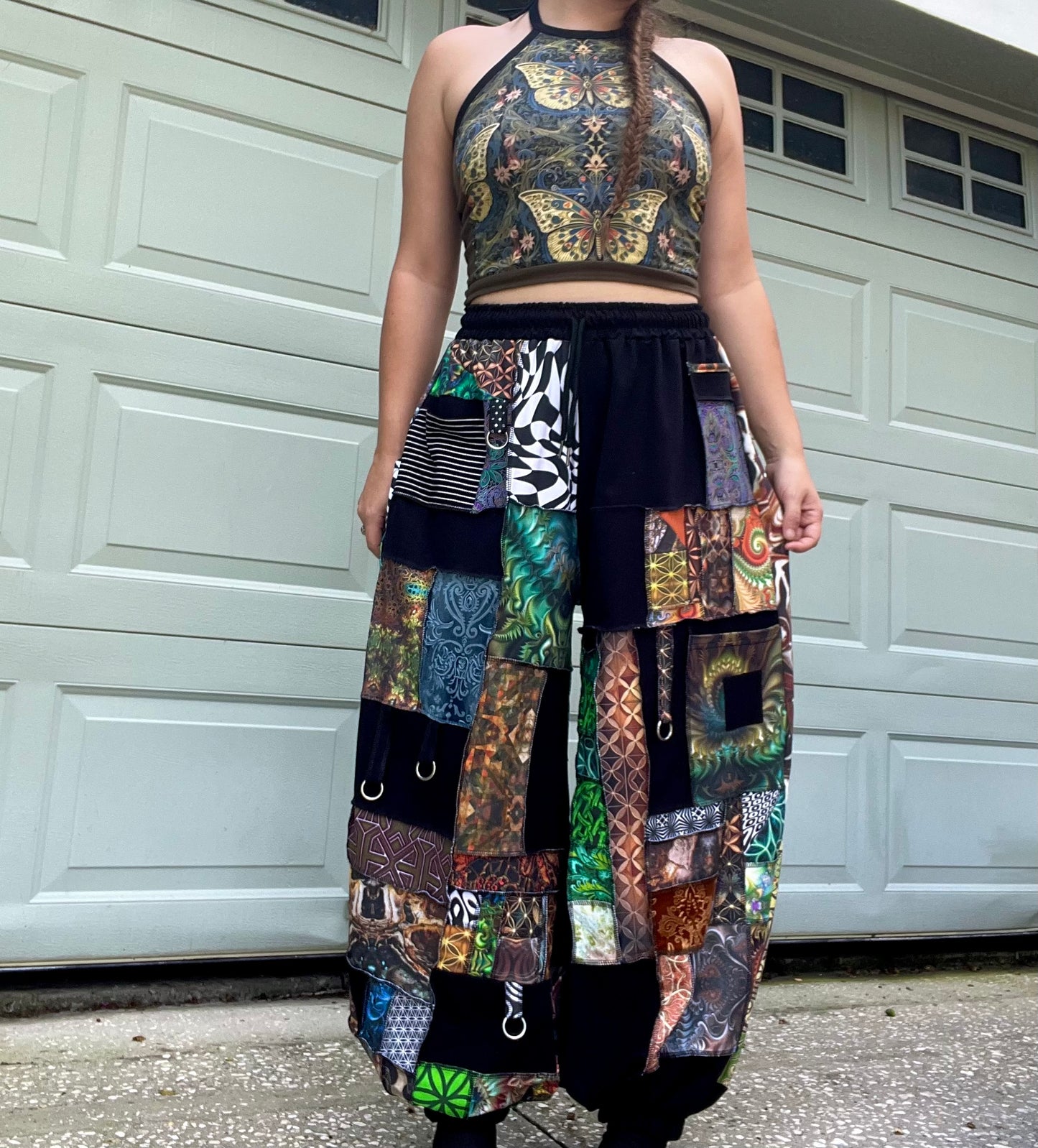 Xtra Patchwork Pants XS-XL