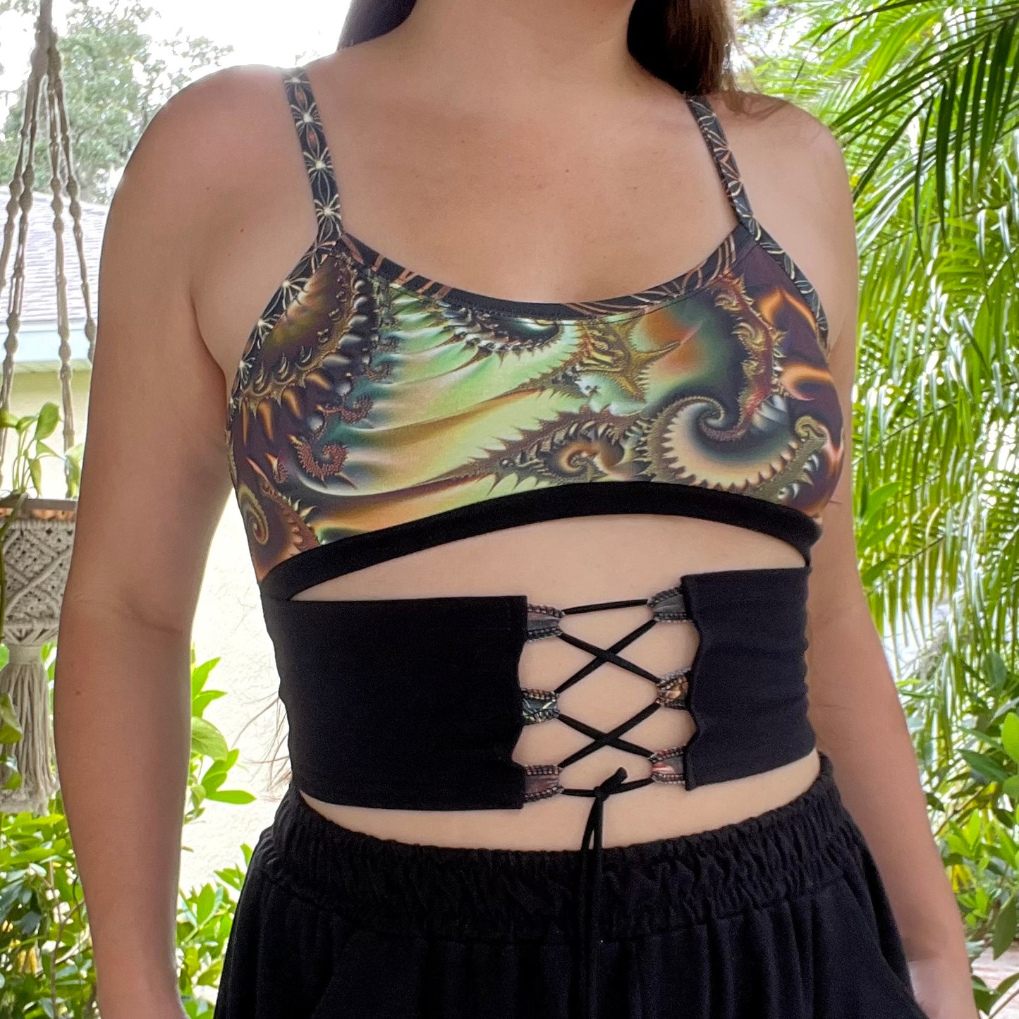 Cutout Corset Tank M/L
