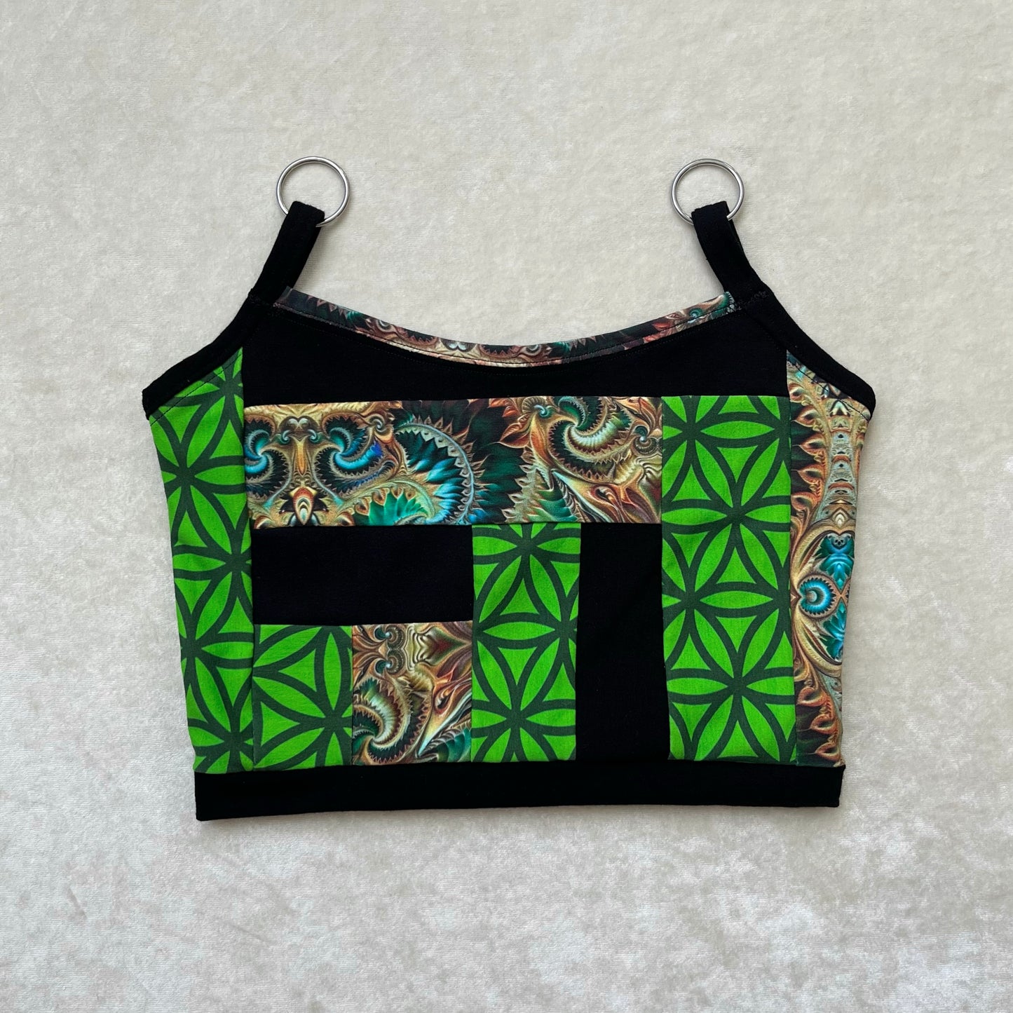 Mystic Meadow Patchwork Ring Tank ✧ S/M