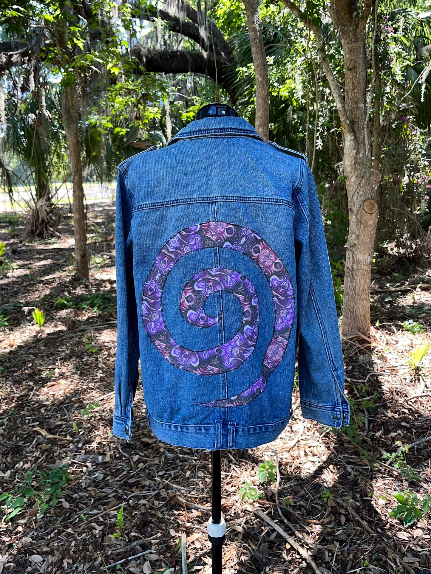 Upcycled Swirl Jacket M