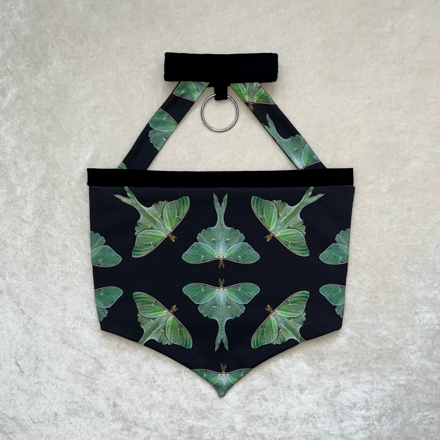 Luna Moth Choker Pixie Top 𐦍 S/M
