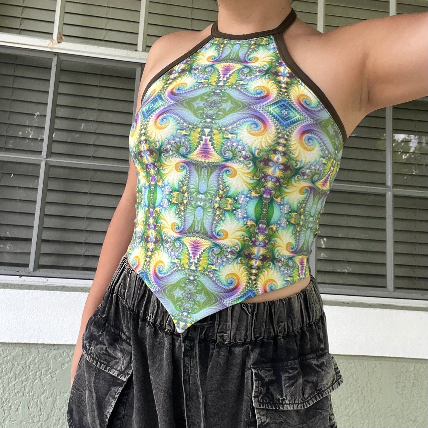 High Neck Pixie Top M/L