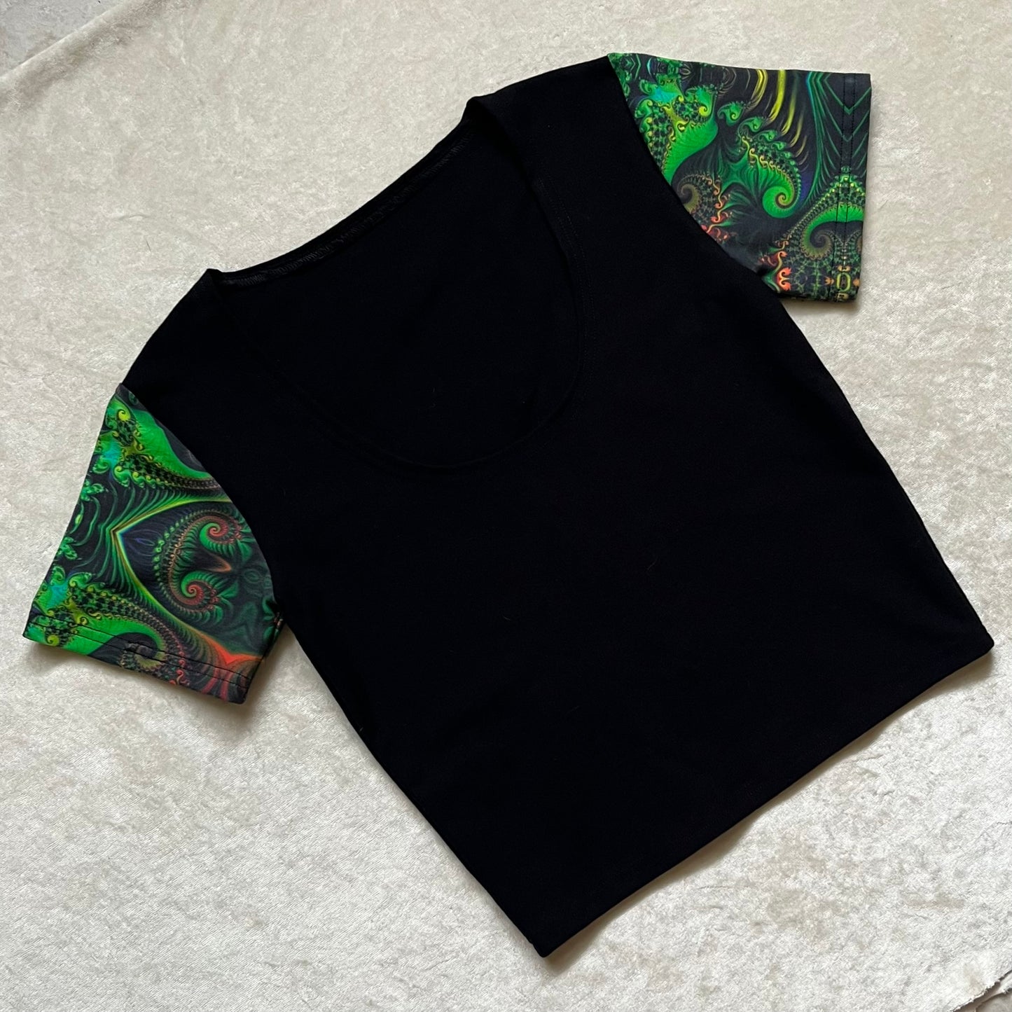 Cropped Scoop Tee S/M