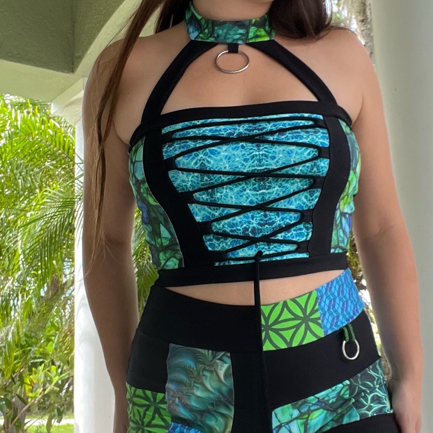 Beneath The Surface Choker Top M/L
