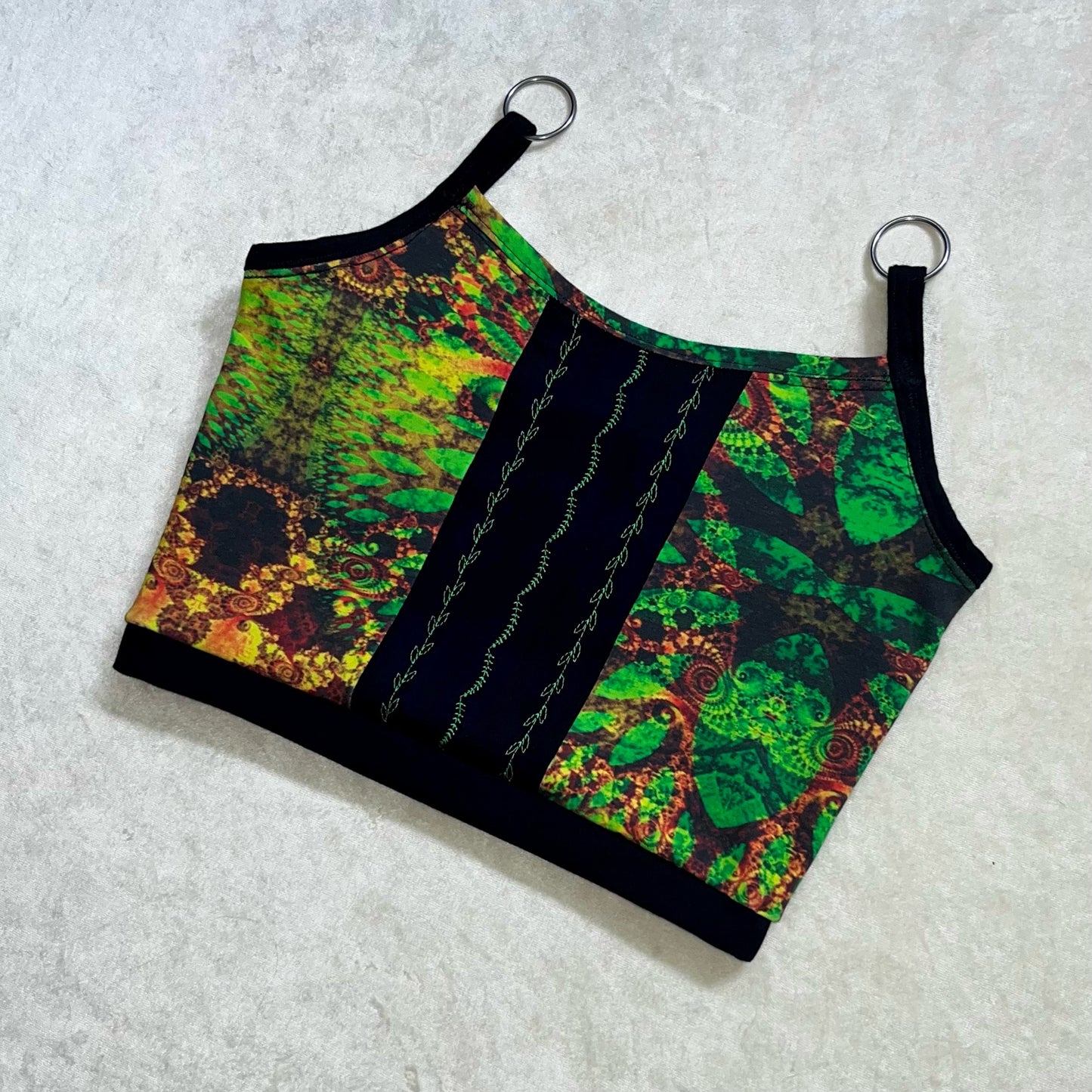 Ring Tank W/ Embroidery M/L