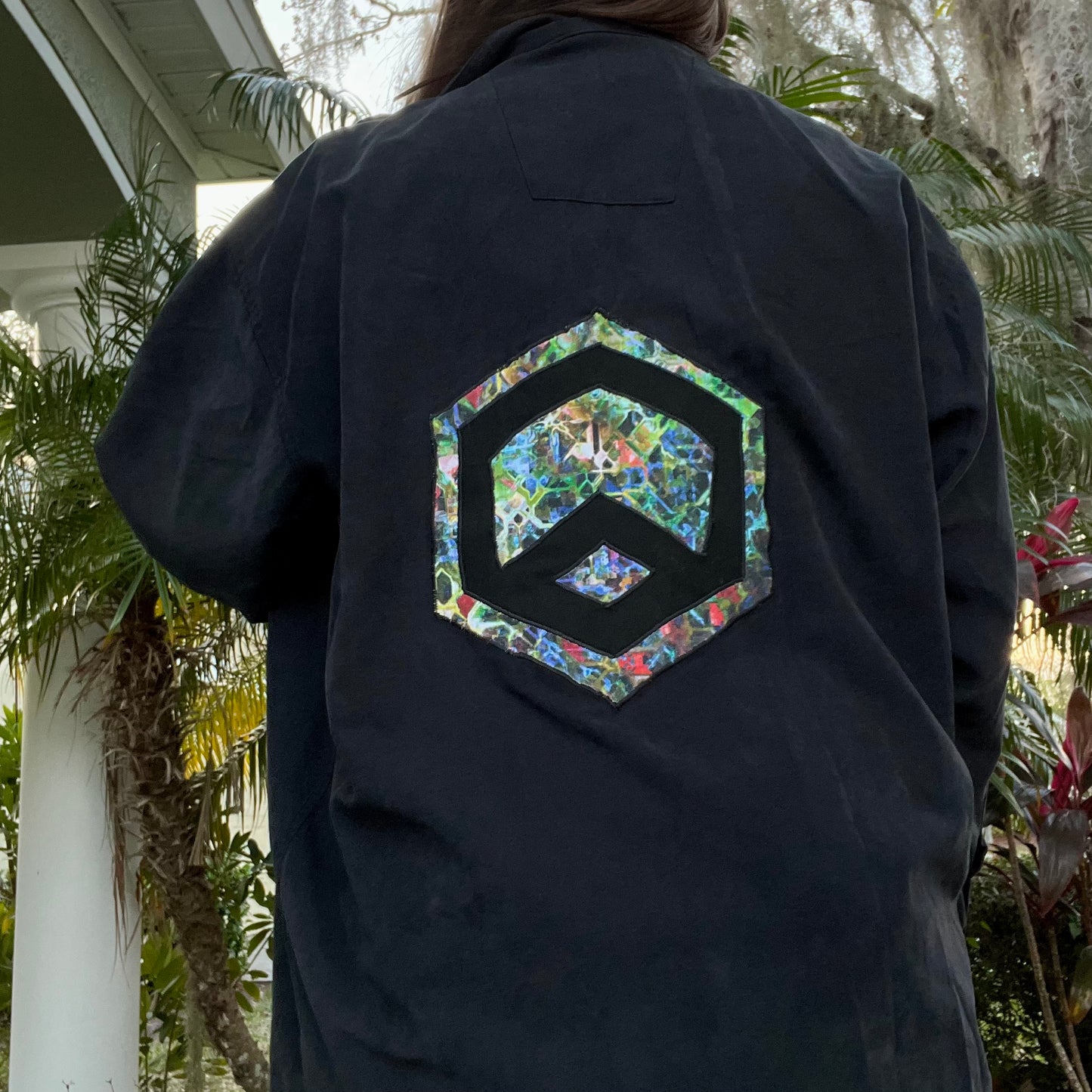 Upcycled Supertask Button Up ✧ XL