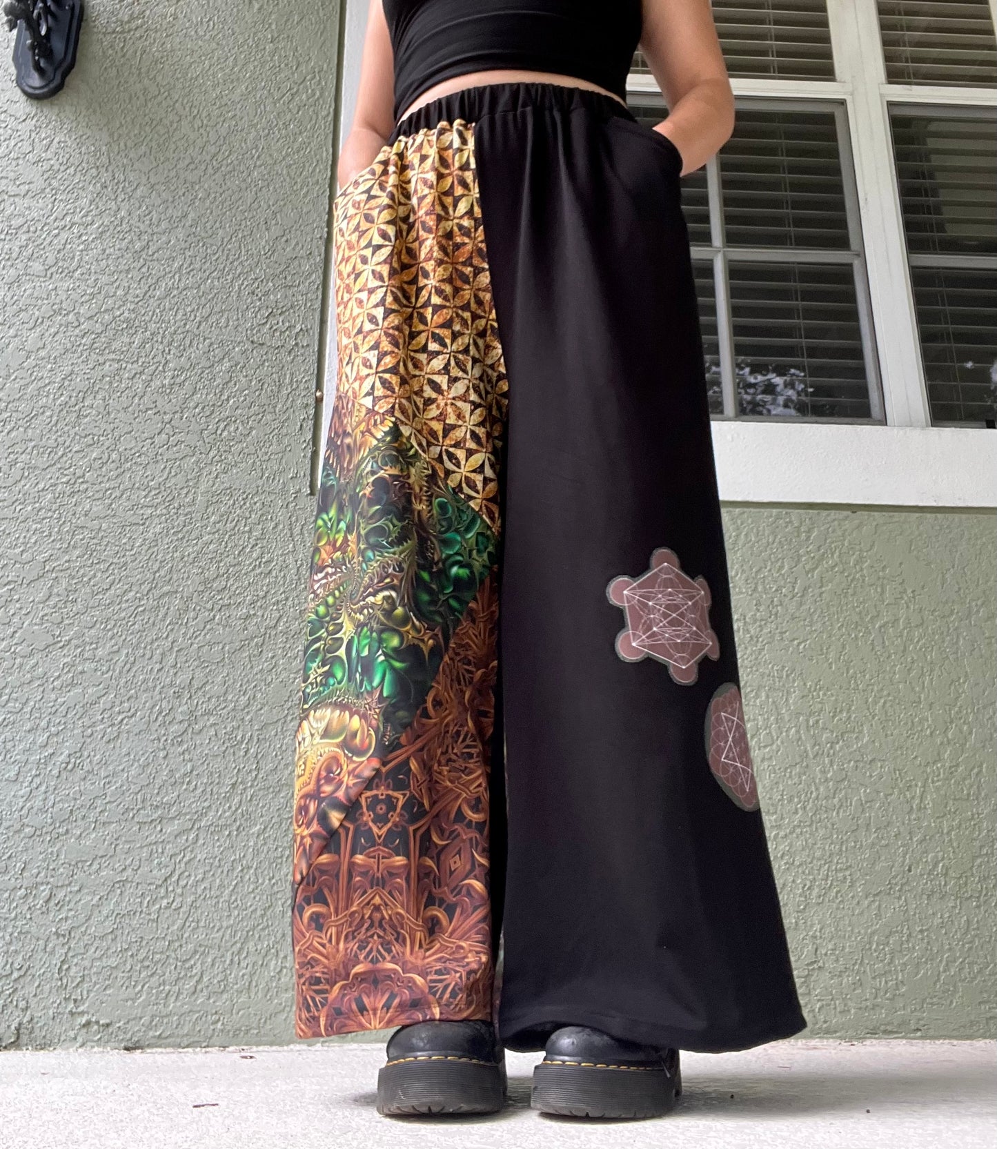 Patchwork Pants V1 (xtra wide leg) đż XS-XL