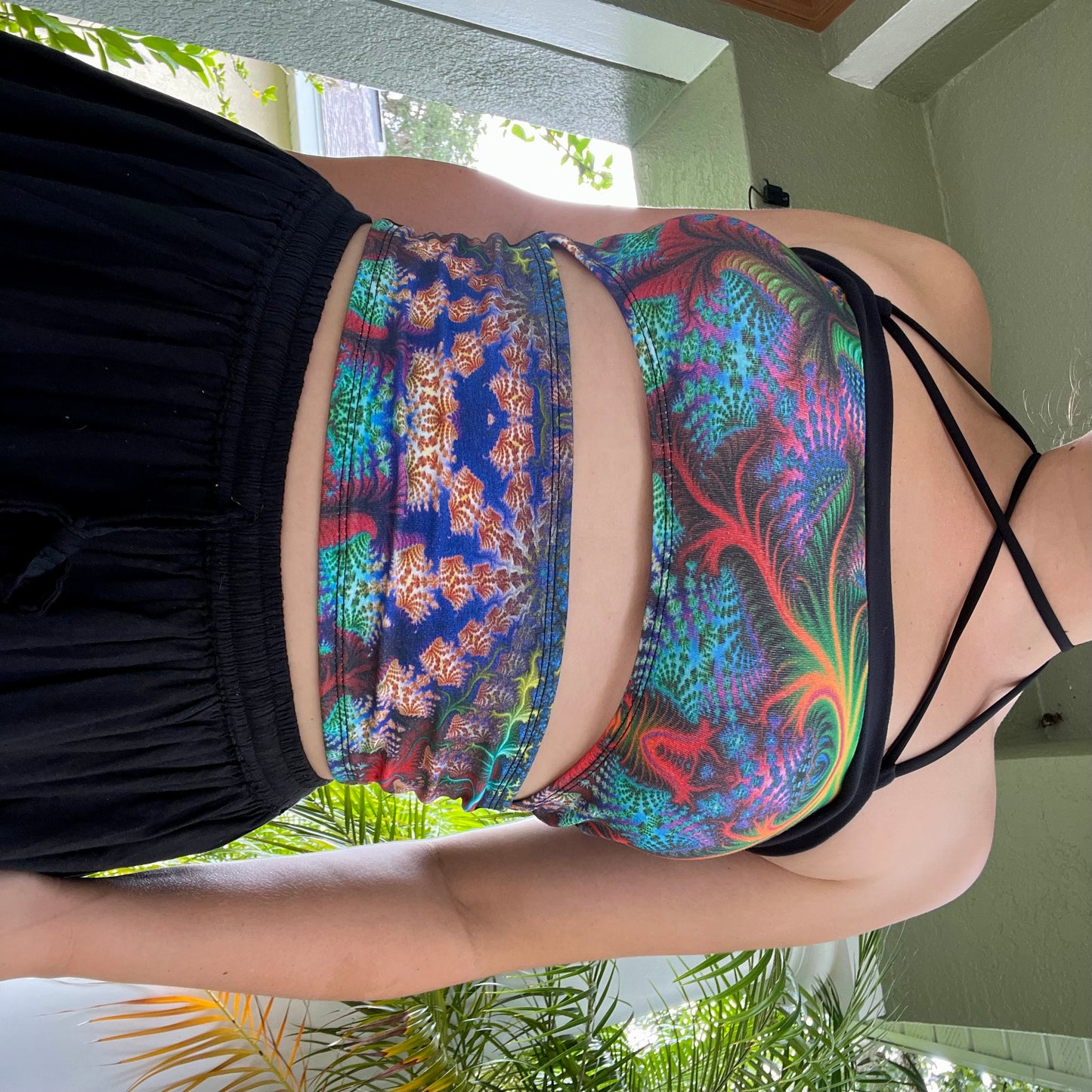 Fractal Cutout / Underboob Top ✧ M/L