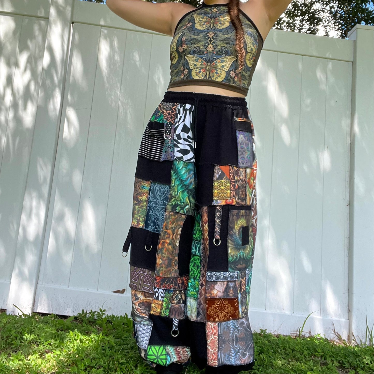 Xtra Patchwork Pants XS-XL
