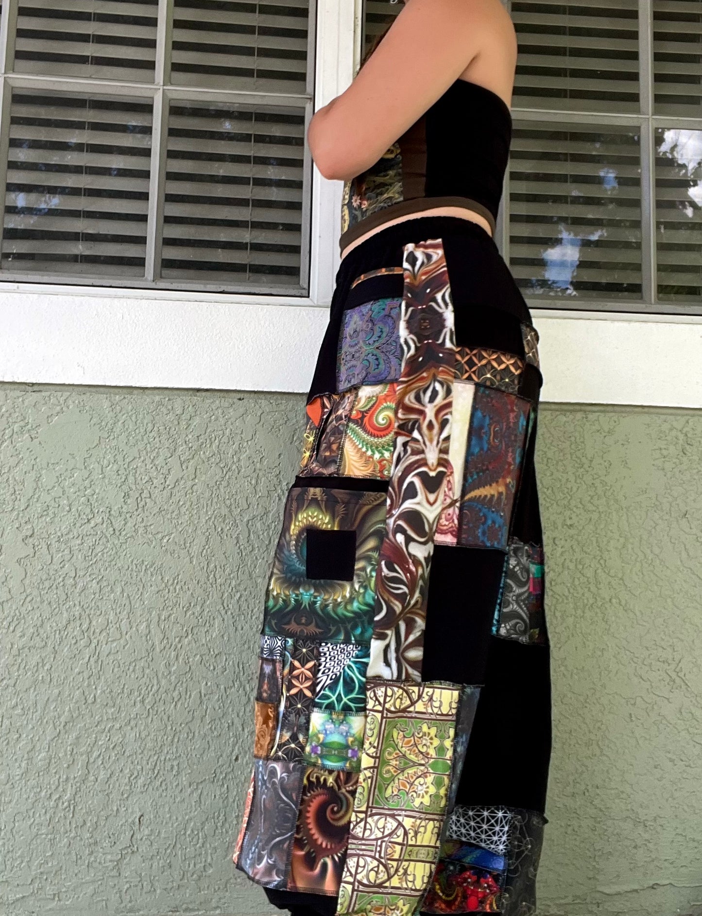 Xtra Patchwork Pants XS-XL