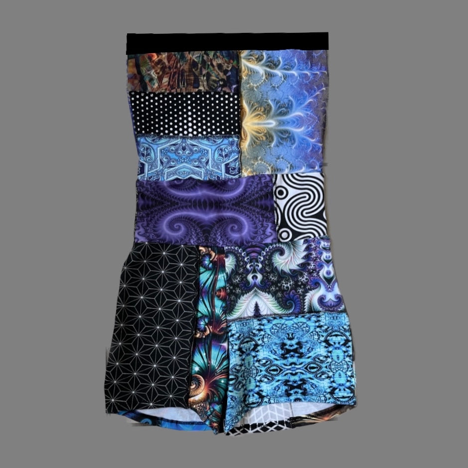 Patchwork Tube Romper ᪥ XS/S