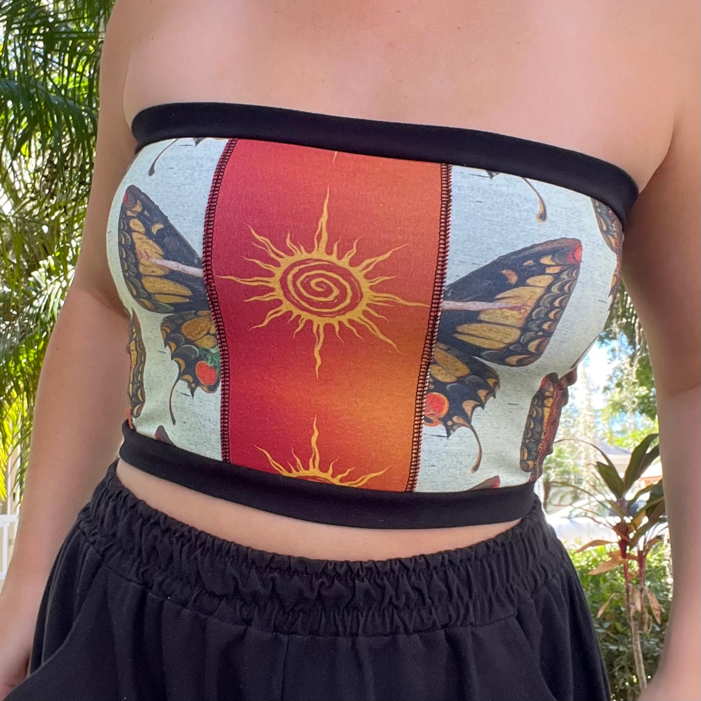 Golden Hour Goddess Lace-Up Tube S-L