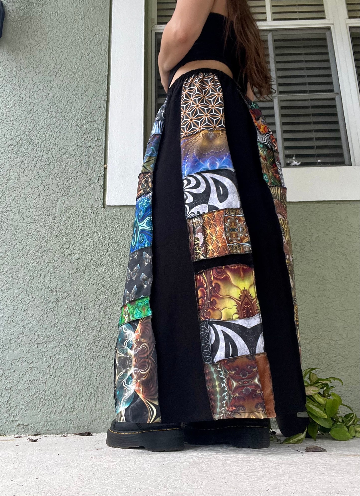 Patchwork Maxi Skirt š„ø S-XL