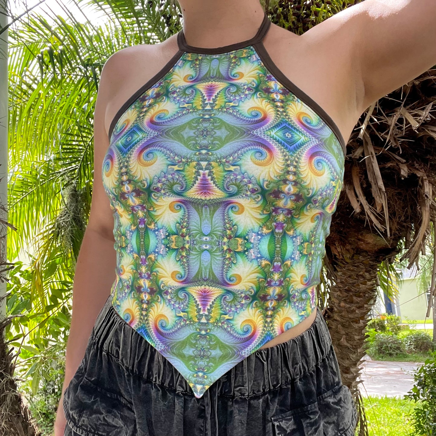 High Neck Pixie Top M/L