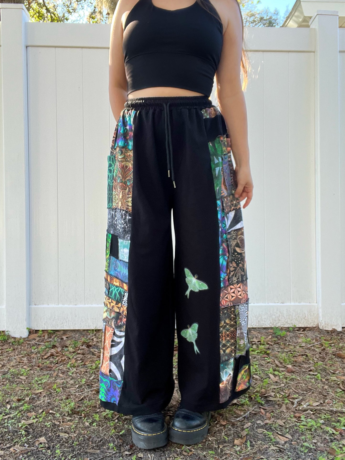 Luna Moth Xtra Patchwork Pants XS-XL