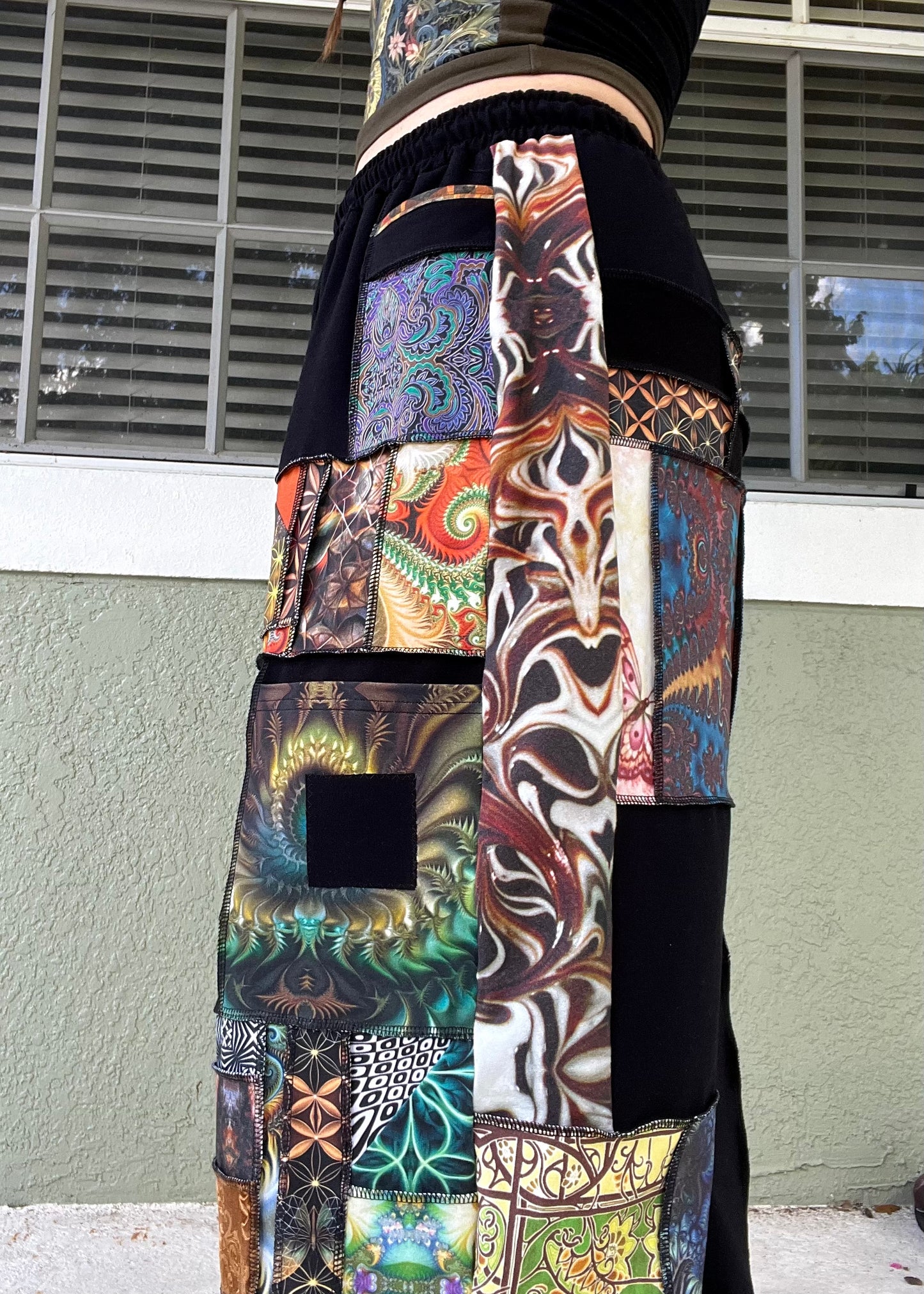 Xtra Patchwork Pants XS-XL