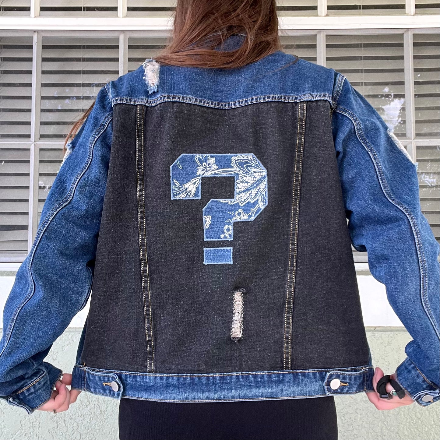 Upcycled ? Denim Jacket L