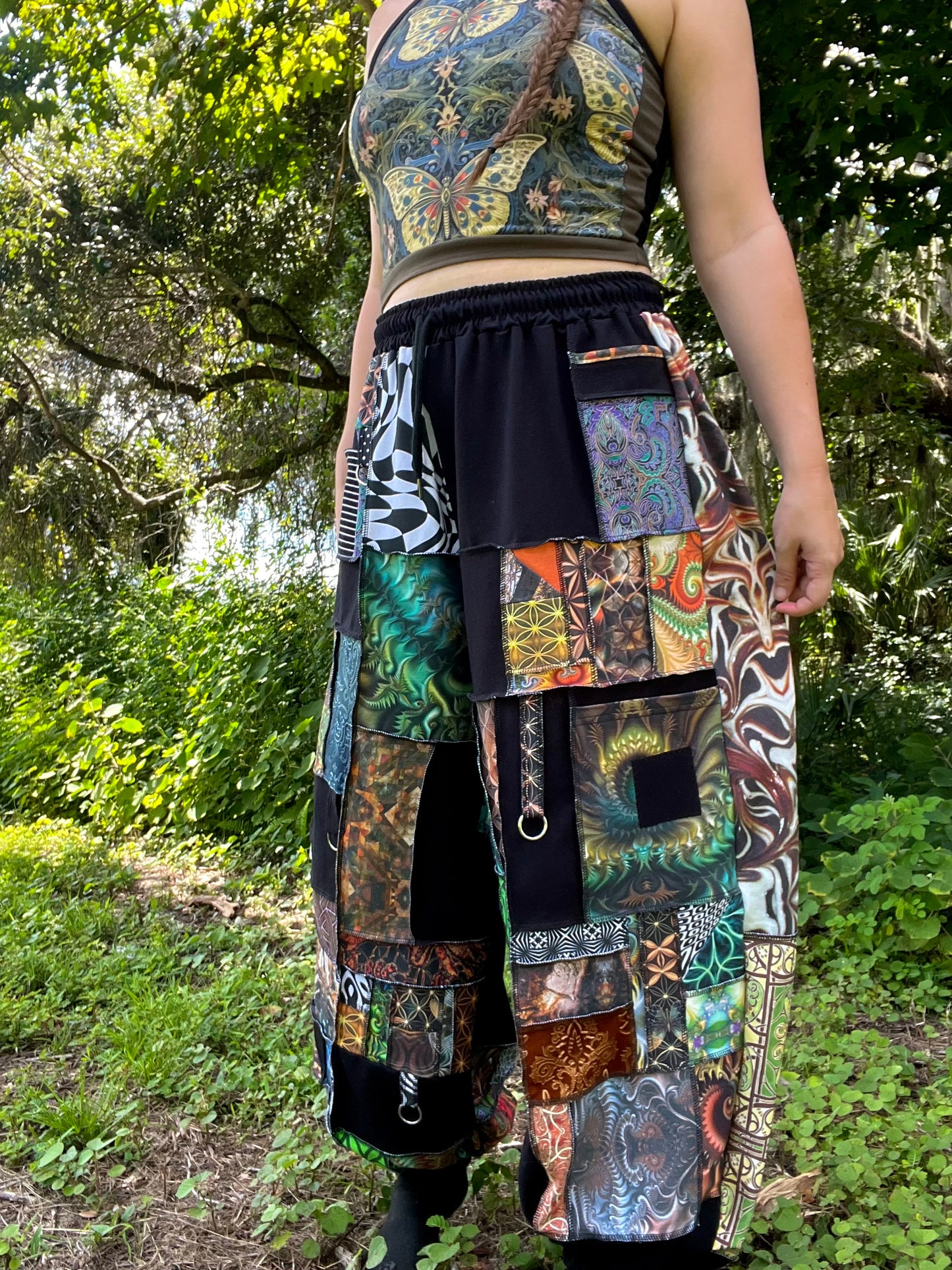Xtra Patchwork Pants XS-XL