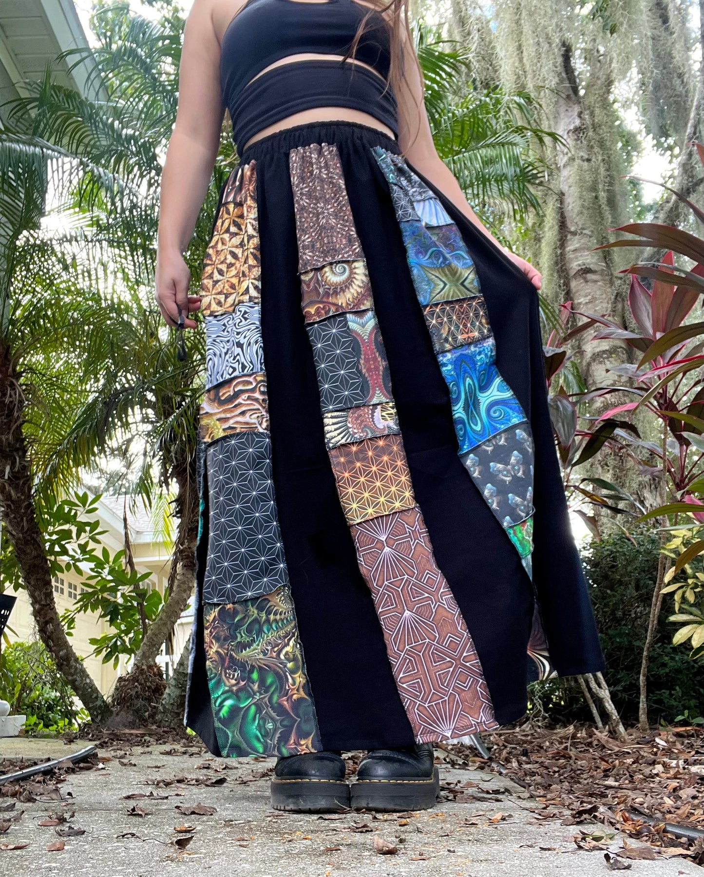 Patchwork Maxi Skirt š„ø S-XL