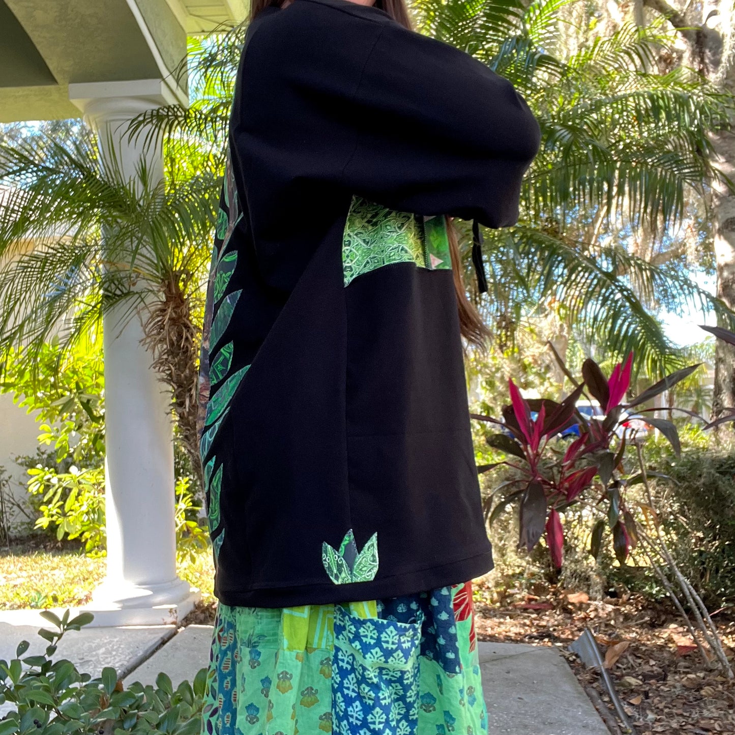 Vine Spine Cotton Crewneck 🌿 XL
