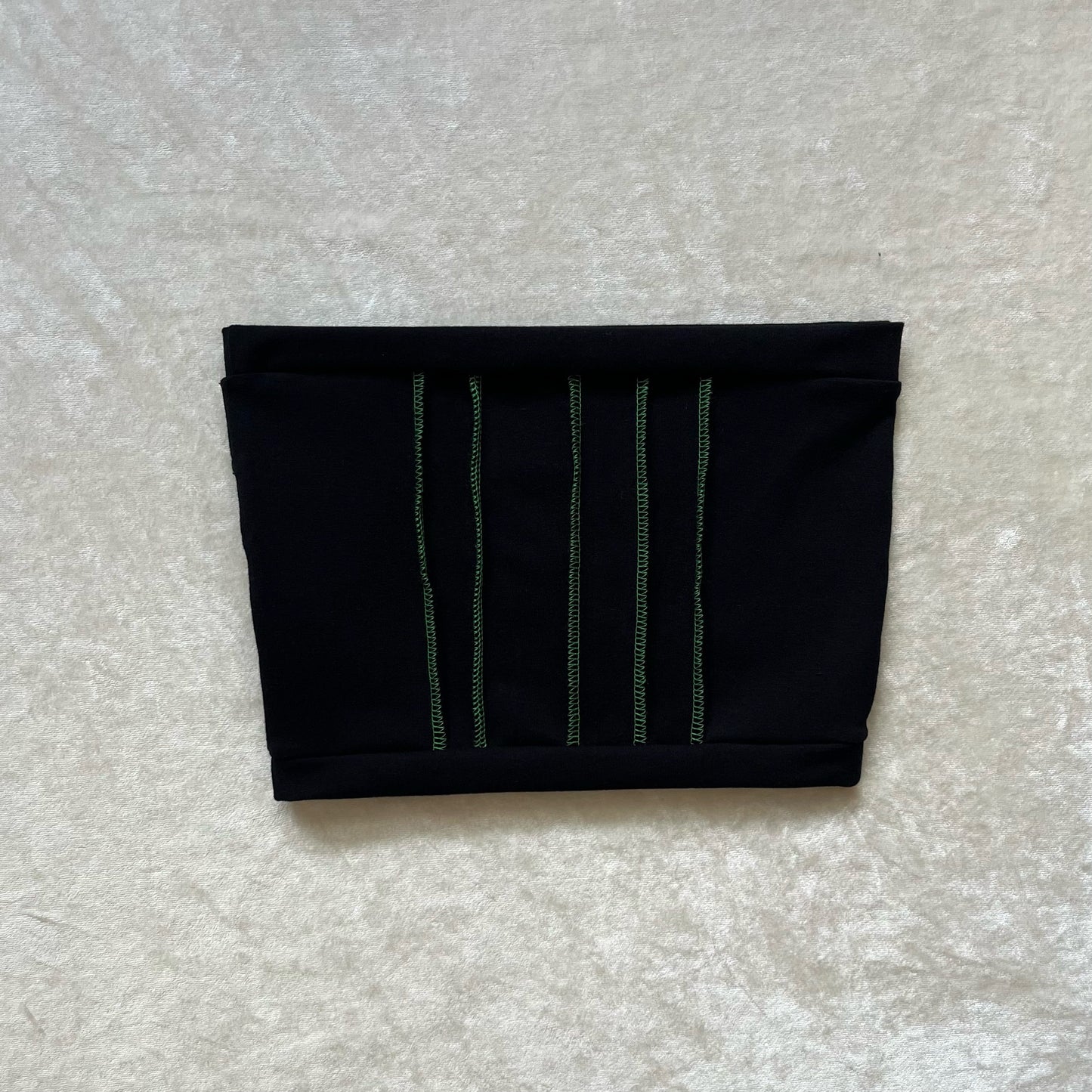 Green Thread Patchwork Tube Top XS/S