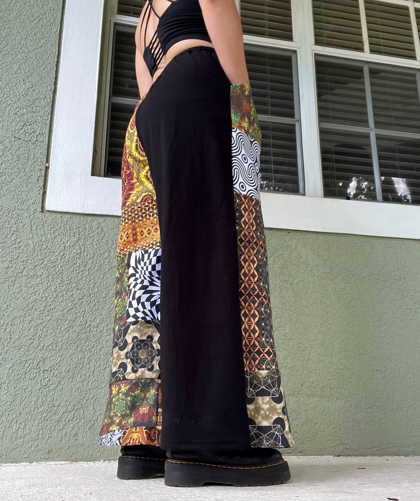 Butterfly Patchwork Pants V2 𐦍 XS-XL