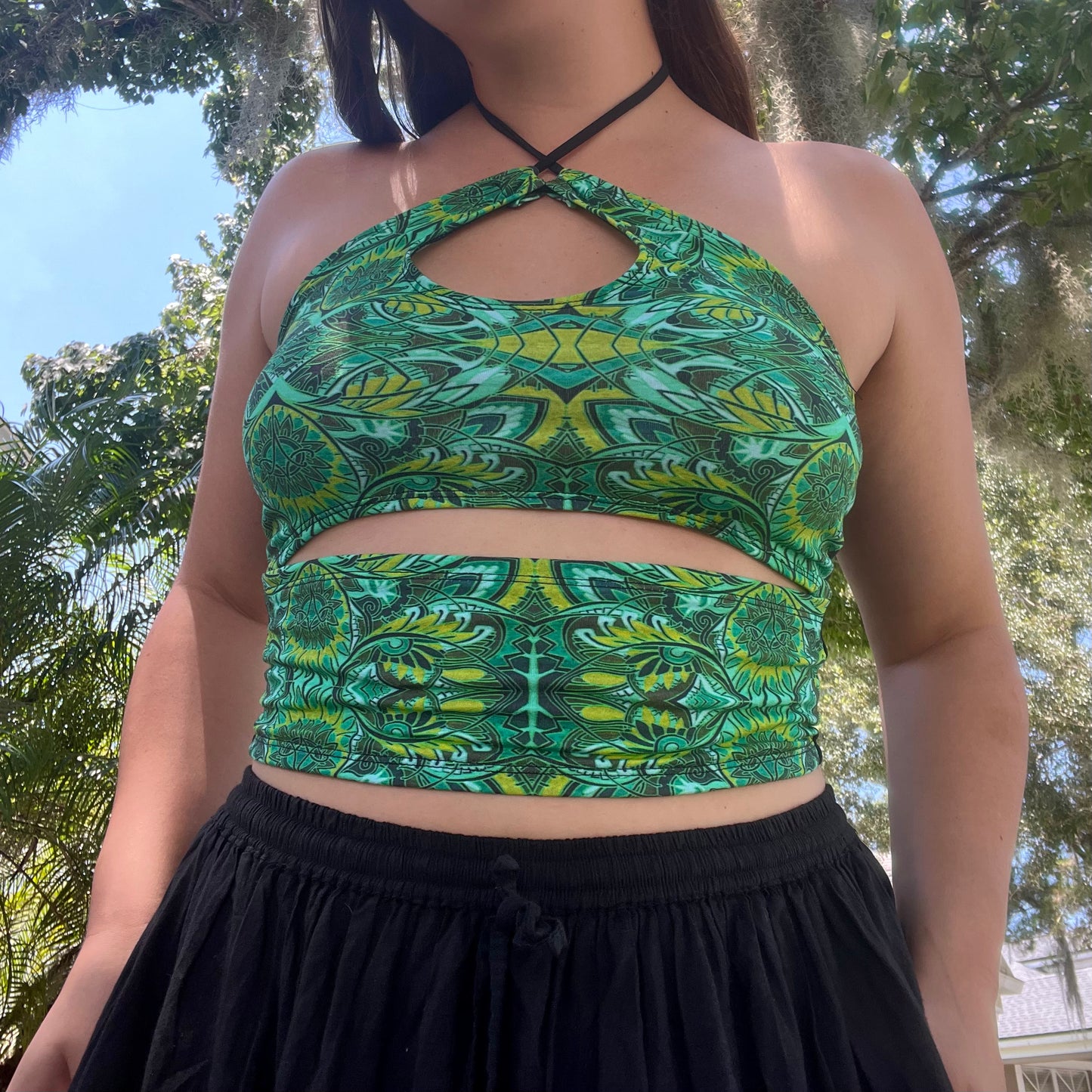 Keyhole Cutout Top 𖥸 S/M