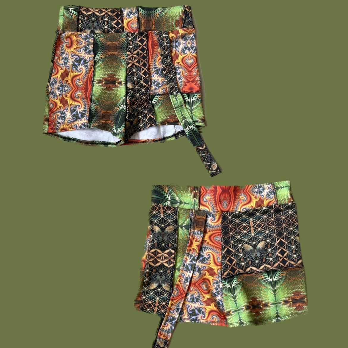 Patchwork Shorts ♡ L