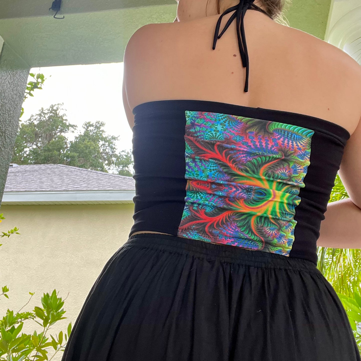 Fractal Cutout / Underboob Top ✧ M/L