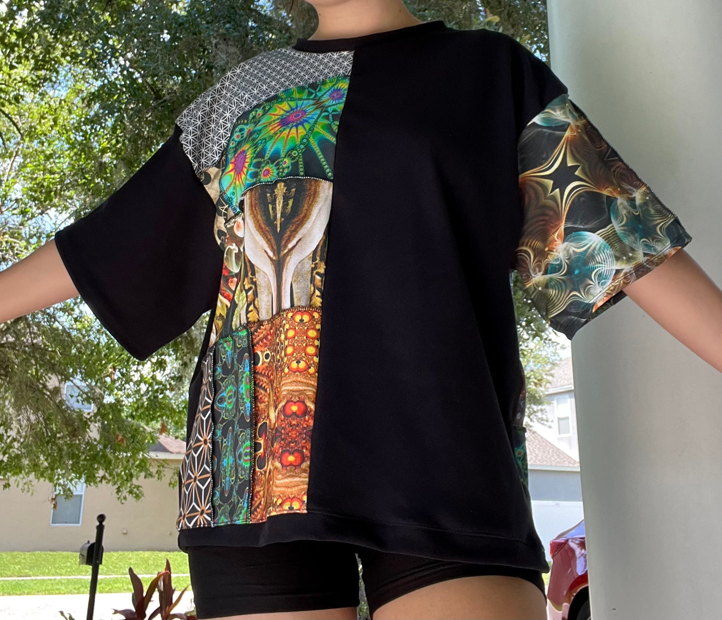 Patchwork Tee Prototype (read description) ♡ L