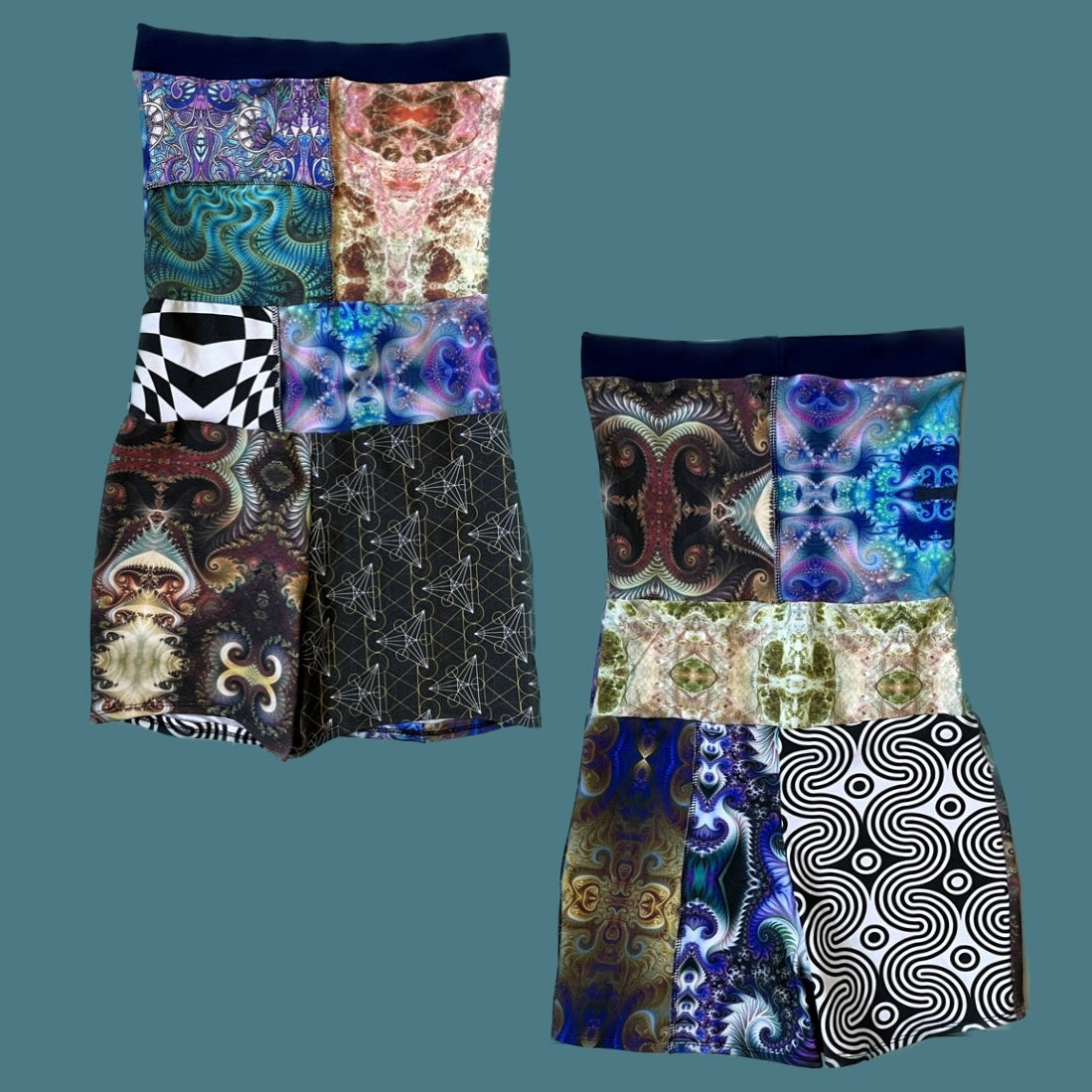 Patchwork Romper ♡ XS/S