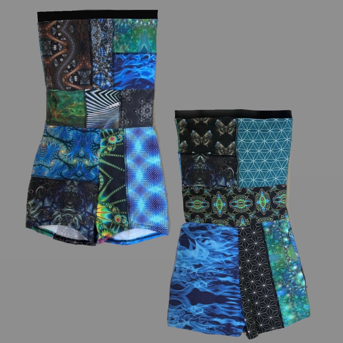 Patchwork Romper ꩜ XXS/XS