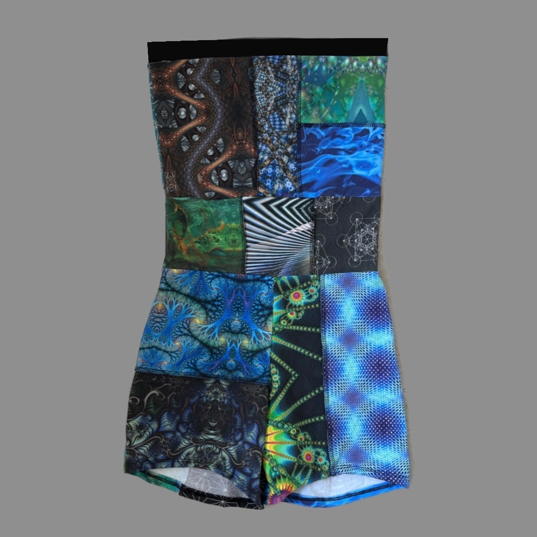 Patchwork Romper ꩜ XXS/XS