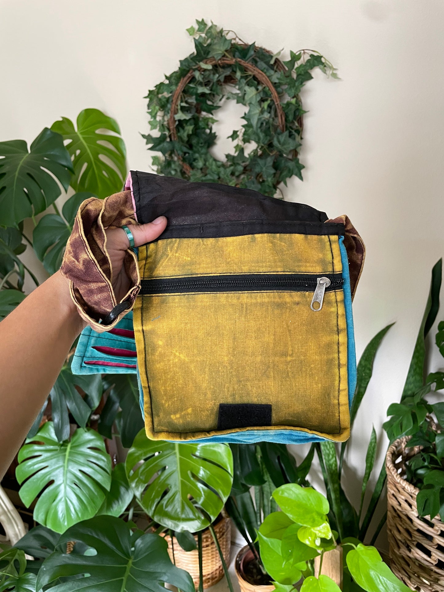 Patchwork Bag w/ Adjustable Strap