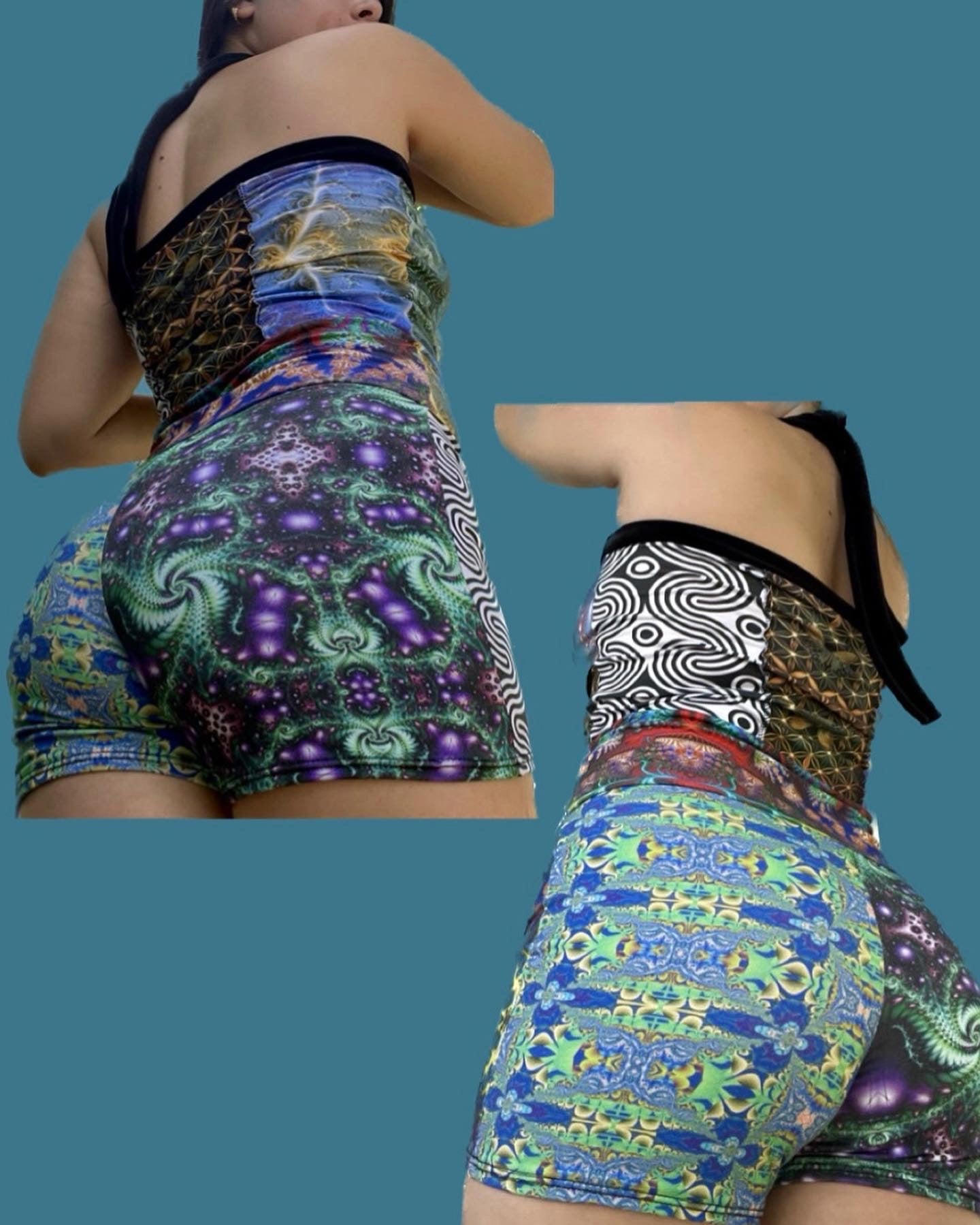 Patchwork Romper ♡ L