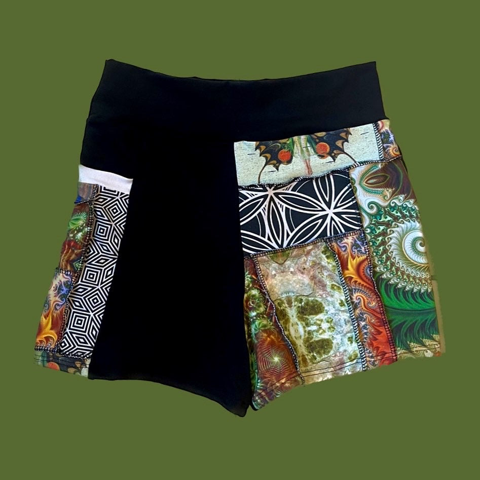 Patchwork Pocket Shorties ♡ S/M
