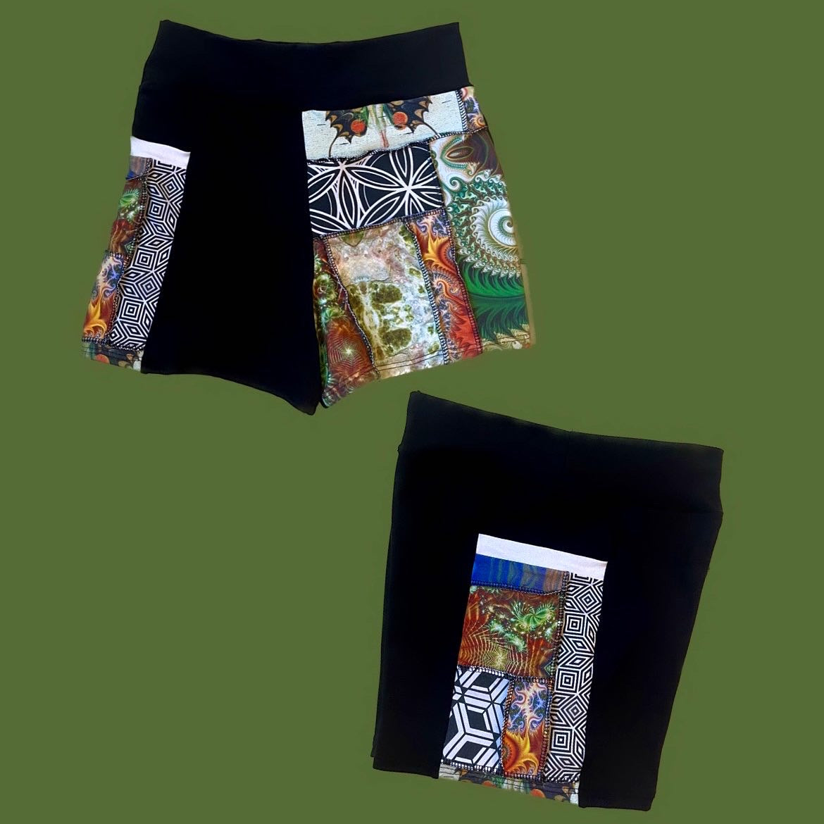 Patchwork Pocket Shorties ♡ S/M