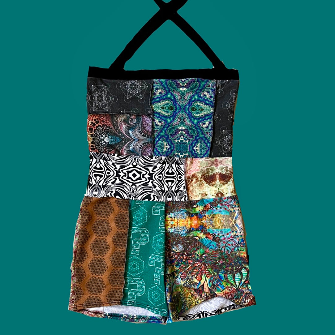 Patchwork Romper ♡ M