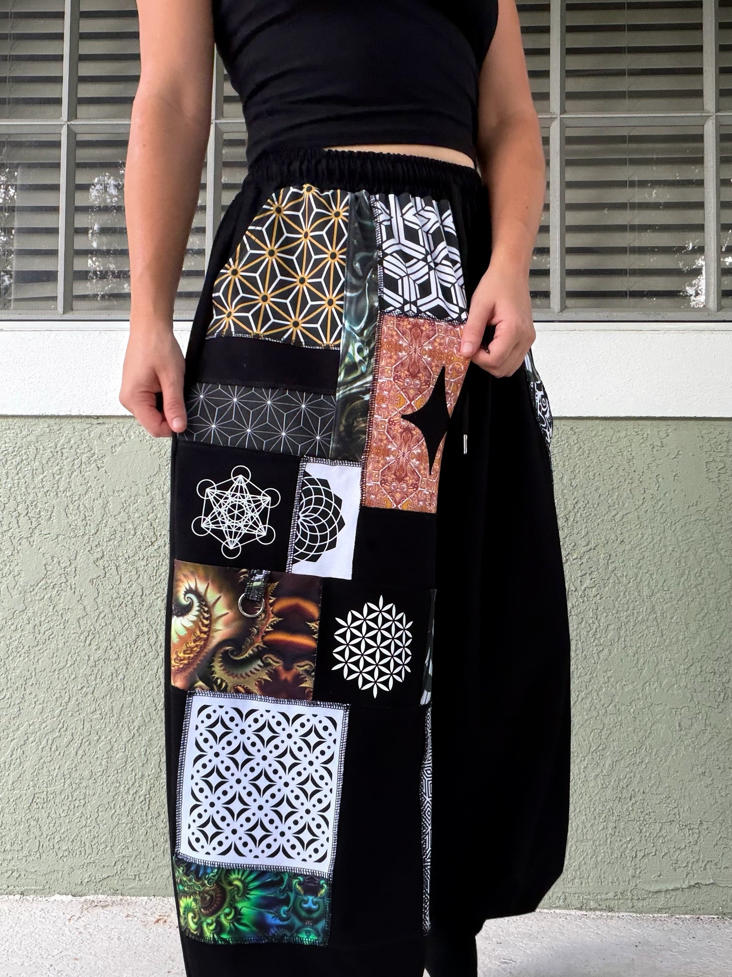 Patchwork Pants XS-XL ✨