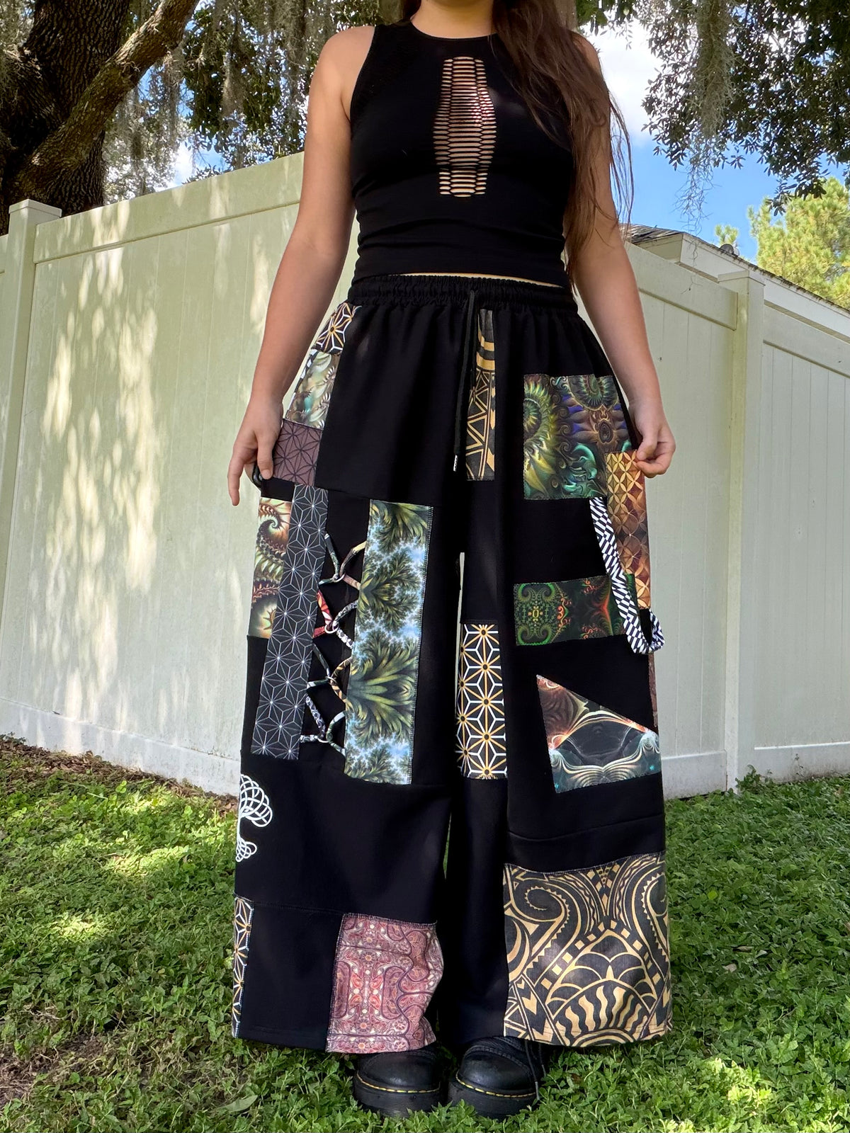 Patchwork Pants 🪾 XS-XL