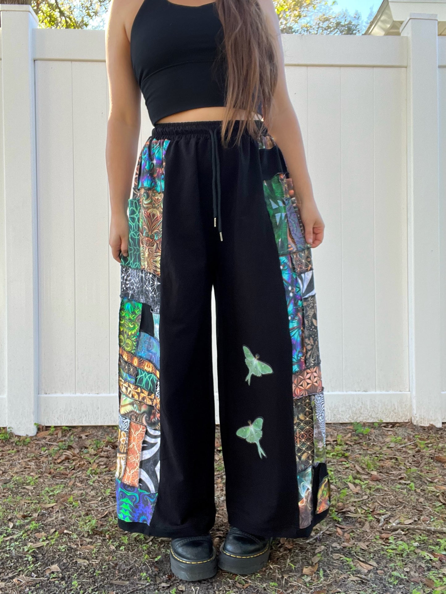 Luna Moth Xtra Patchwork Pants XS-XL