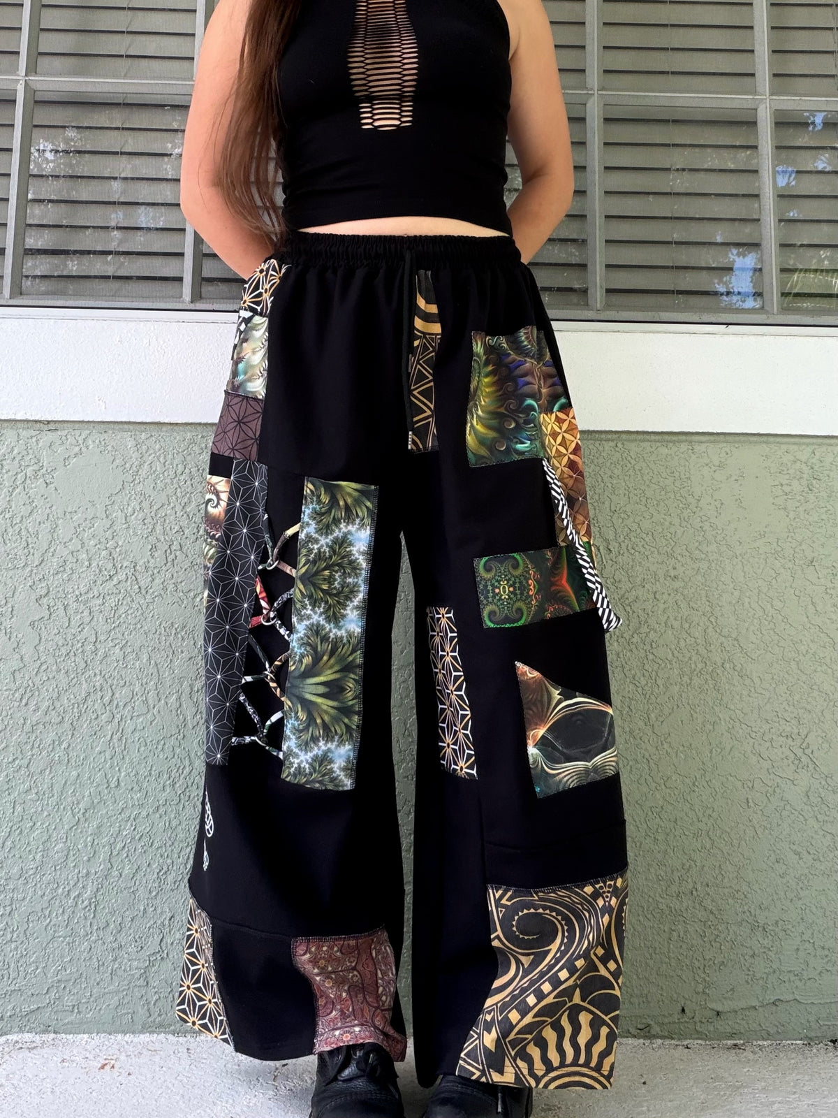 Patchwork Pants 🪾 XS-XL