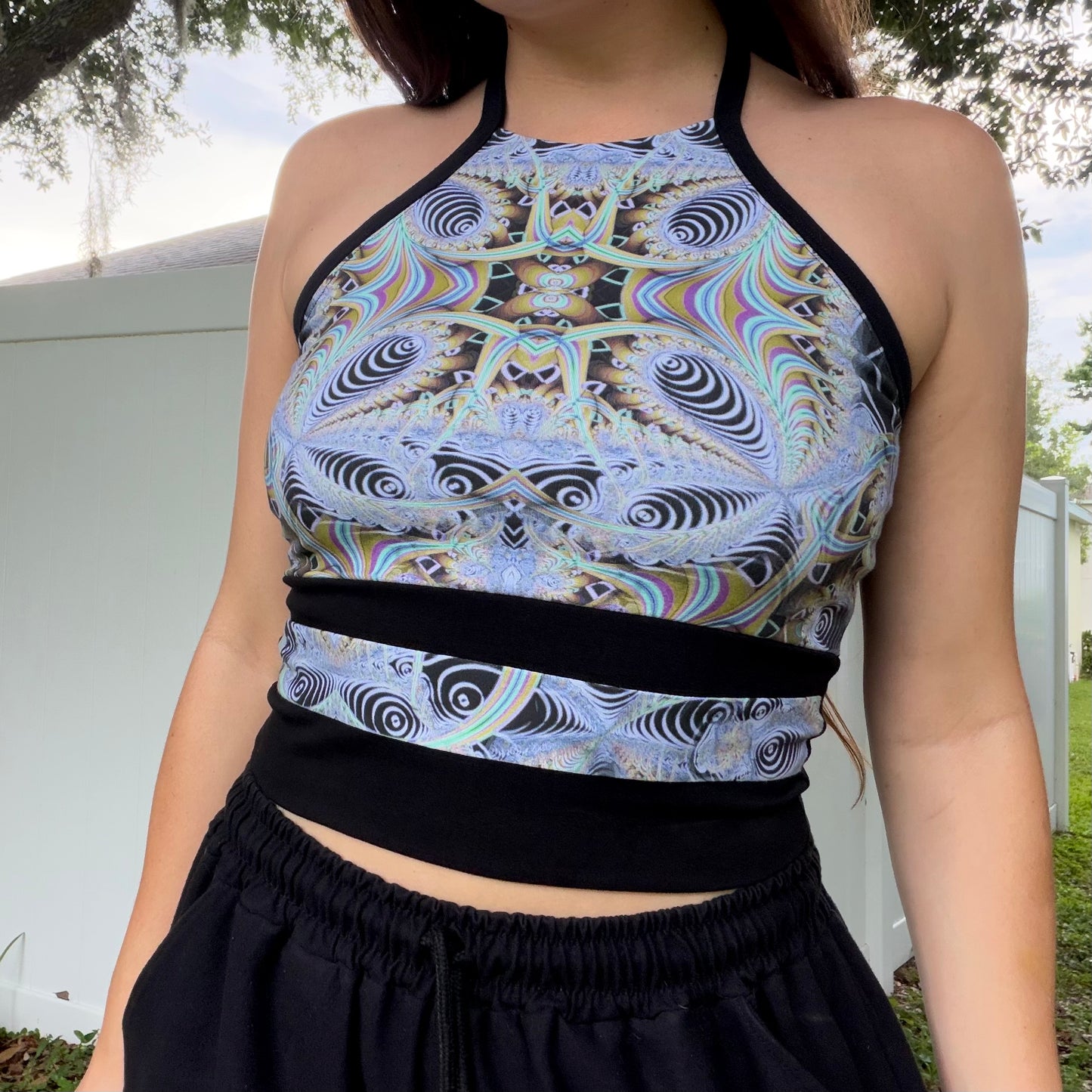 High Neck Halter Top ཐི༏ཋྀ󠀮 M/L